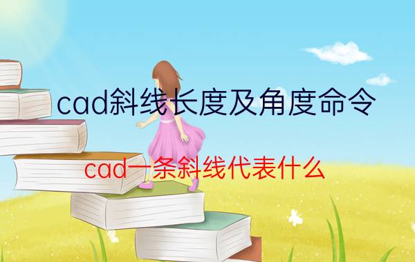 cad斜线长度及角度命令 cad一条斜线代表什么？